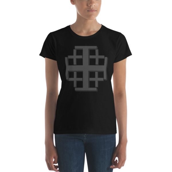 Jerusalem Cross - Women's Blackout Edition