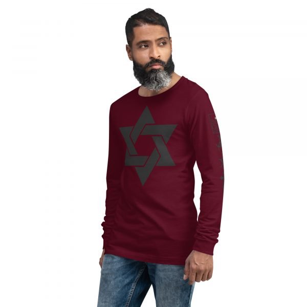 Star of David - Unisex Long Sleeve Tee - Image 9