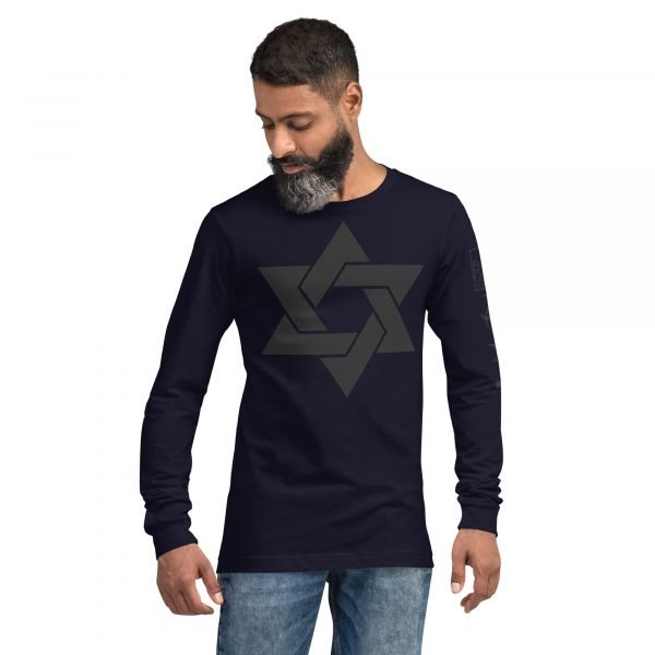 Star of David - Unisex Long Sleeve Tee - Image 6