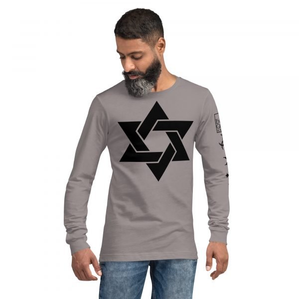 Star of David - Unisex Long Sleeve Tee - Image 17