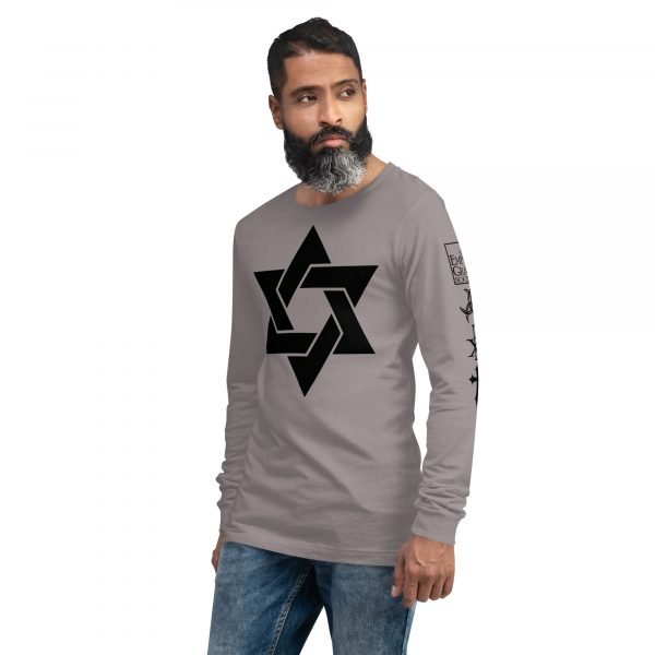 Star of David - Unisex Long Sleeve Tee - Image 18