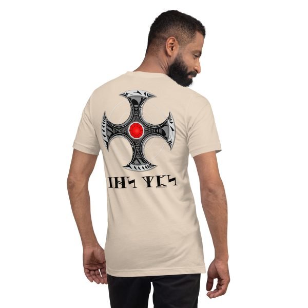 St. Cuthbert's Cross - Men's T-Shirt - Image 11