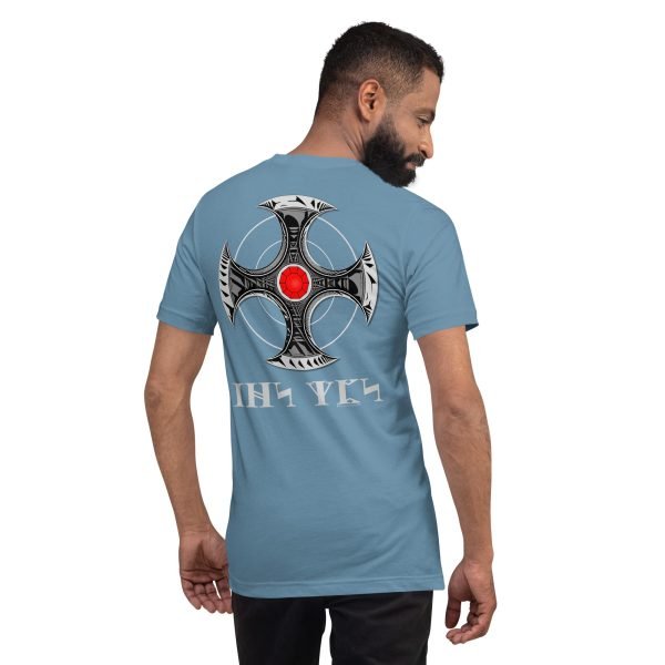 St. Cuthbert's Cross - Men's T-Shirt - Image 9