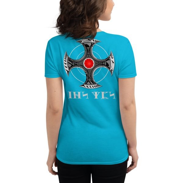 St. Cuthbert's Cross - Women's T-Shirt - Image 5